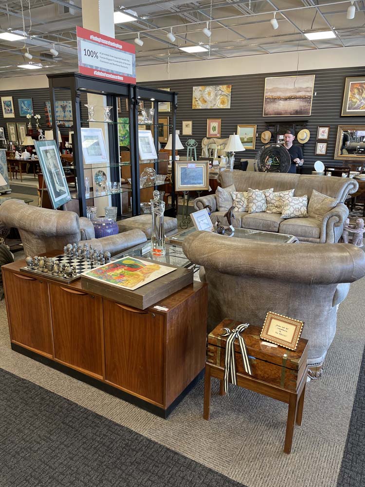 Legacies Upscale Resale showroom floor